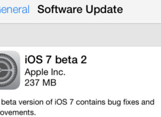 iOS 7 beta 2