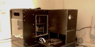 Máquina para calibrar pantallas