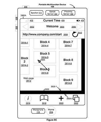 Patente te Apple sobre el rebote del scroll