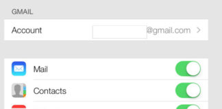 Sincronizar contactos de Gmail con iOS 7