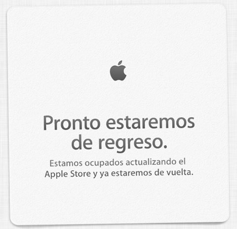 Apple Store Volveremos Pronto