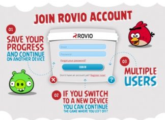 Sistema de cuentas de usuario de Rovio