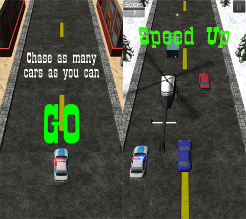 Highway Police Car Chase Smash Bandits 3D
