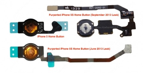Posible botón Home del iPhone 5S