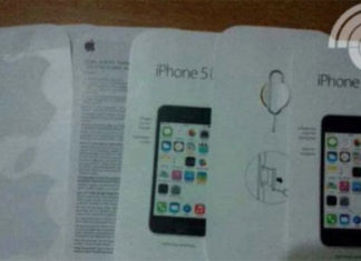 Supuesta documentación del iPhone 5C