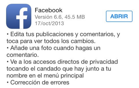 Facebook 6.6