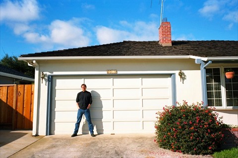 Steve Jobs en su casa de Los Altos