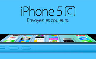 iPhone 5C azul en Francia