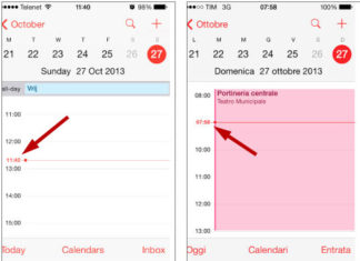 Hora mal en la App de Calendario