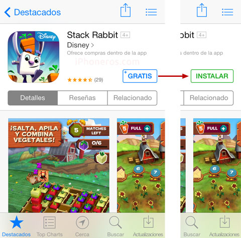 Instalando una App gratuita