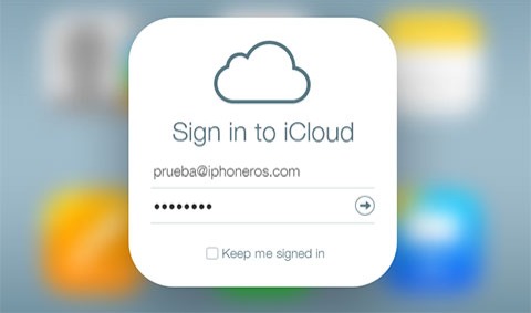 Entrando en iCloud