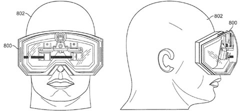 Gafas de video de la patente de Apple