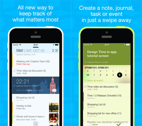 TIME - Notes, Tasks & Events