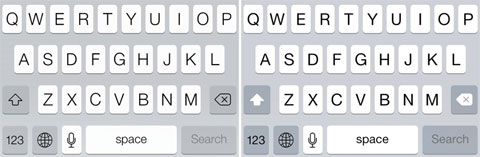 Nuevos cambios en el teclado de iOS