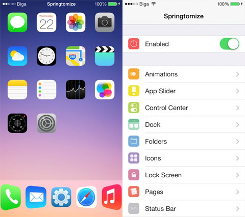 Springtomize 3, personaliza todo iOS con un solo tweak en 