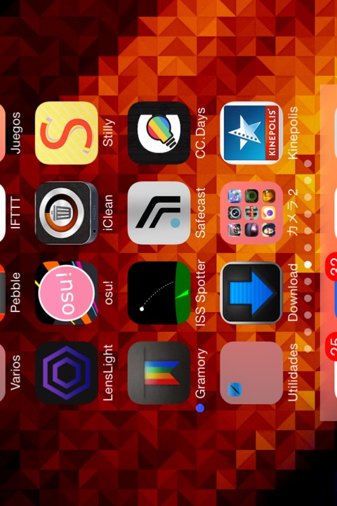 Iconos de iOS girados