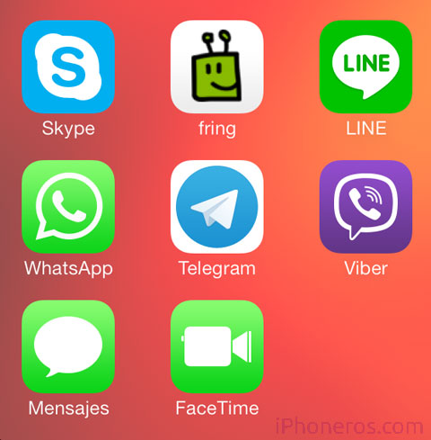 Apps de mensajería