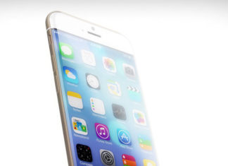Concepto de diseño de iPhone 6 con bordes de pantalla redondeados