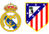 Escudos del Real Madrid y del Atlético de Madrid