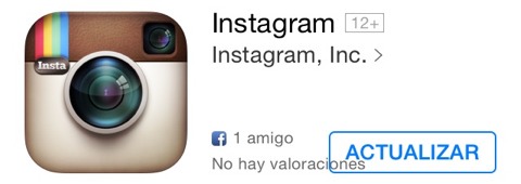 Instagram listo para actualizarse