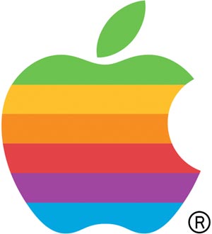 Logo arcoíris de Apple