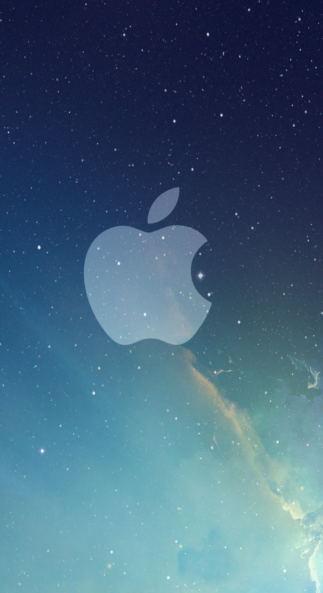 Fondo de pantalla semanal: Estrellas con el logo de Apple | iPhoneros