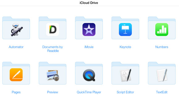 iCloud Drive en iCloud.com