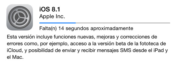Instalando iOS 8.1