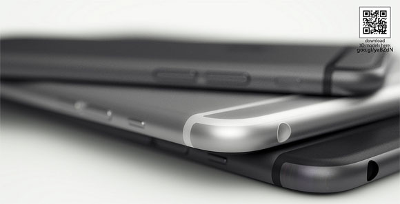 Concepto de diseño de iPad con línea de diseño de iPhone 6 de Martin Hajek