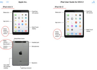 Mención de los nuevos iPads