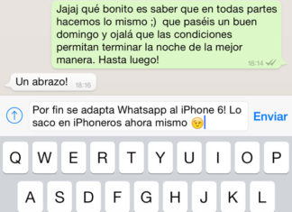 Whatsapp en el iPhone 6