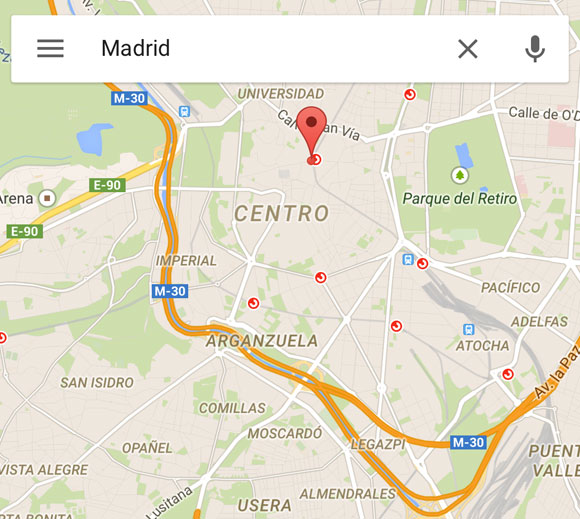 Google Maps en iOS