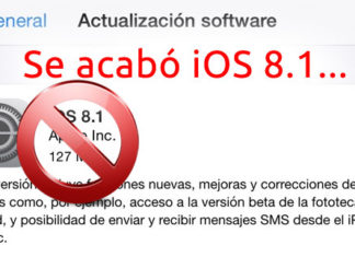 Se acabó iOS 8.1
