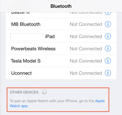 Mención a la App del Apple Watch