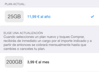 Precios de iCloud en España