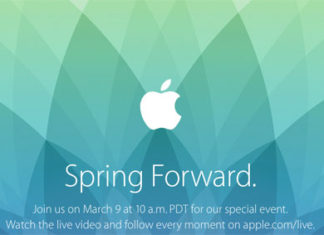 Spring Forward, evento especial de Apple para el día 9 de Marzo de 2015