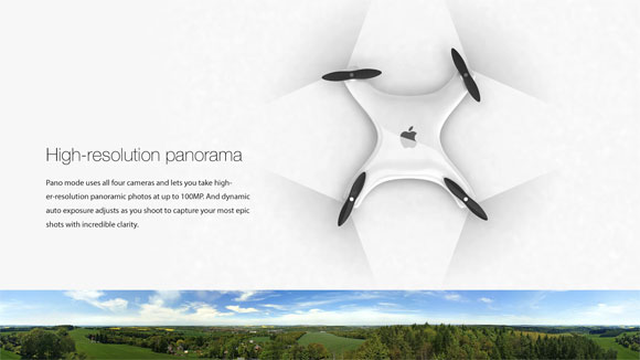 Concepto de diseño de Drone de Apple