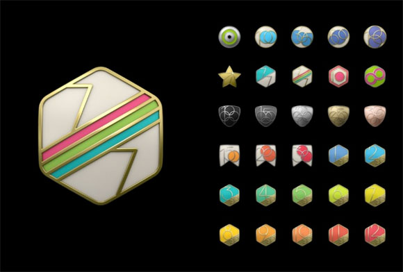 Logos de logros del Apple Watch