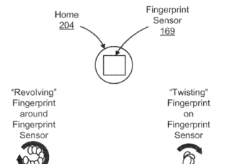Patente Touchpad en el botón Home