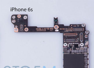 Supuesta placa base del iPhone 6S