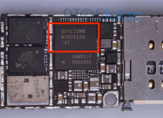 Chip del módem Qualcomm en el supuesto iPhone 6S