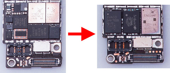 Reducción de chips en el iPhone 6S