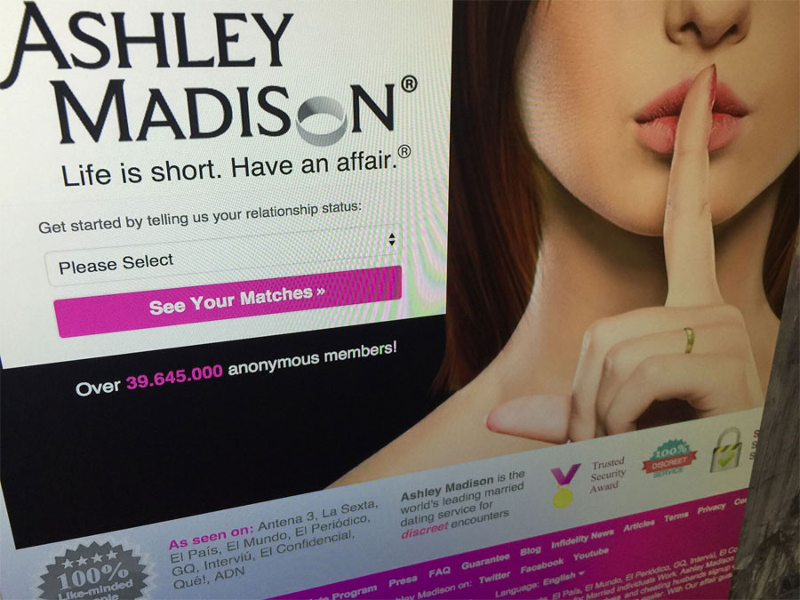 Web de Ashley Madison