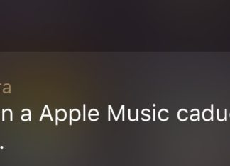 Notificación pidiendo suscripción a Apple Music