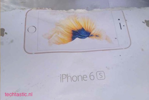 Supuesta caja del iPhone 6S