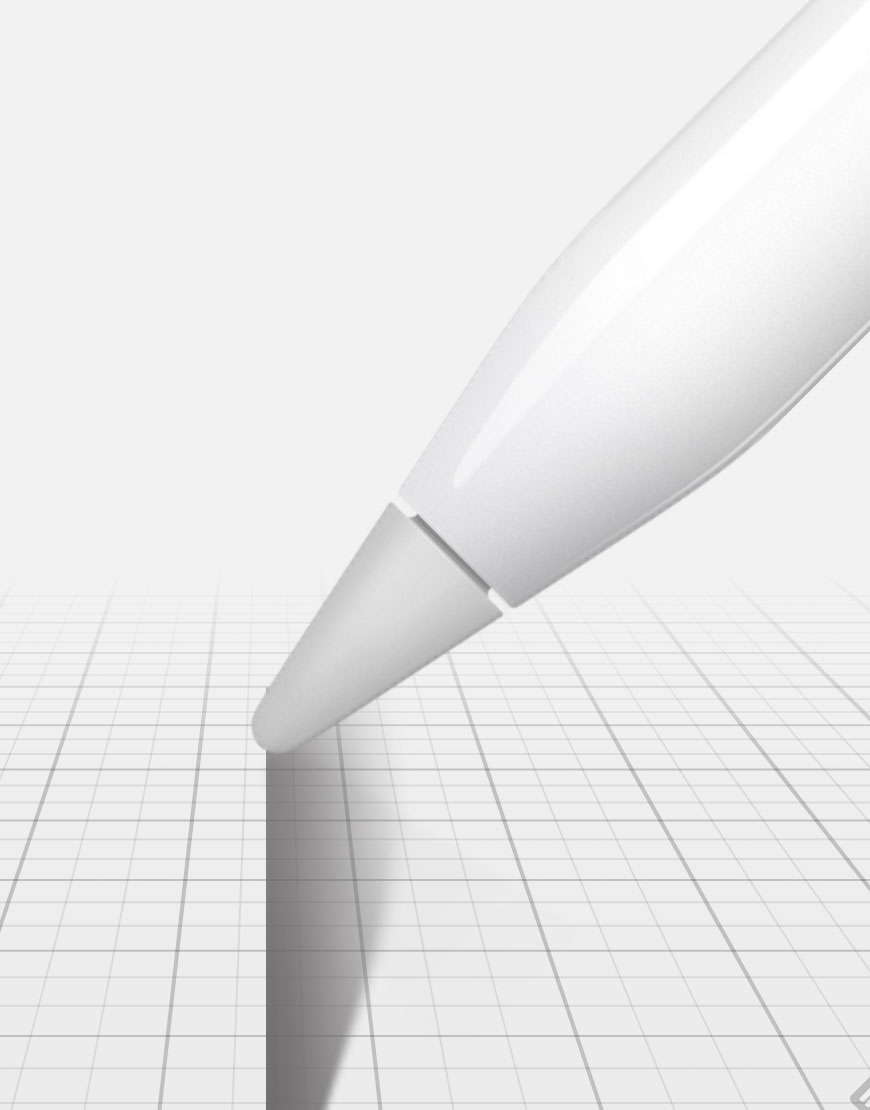 Trazos más anchos con el Apple Pencil