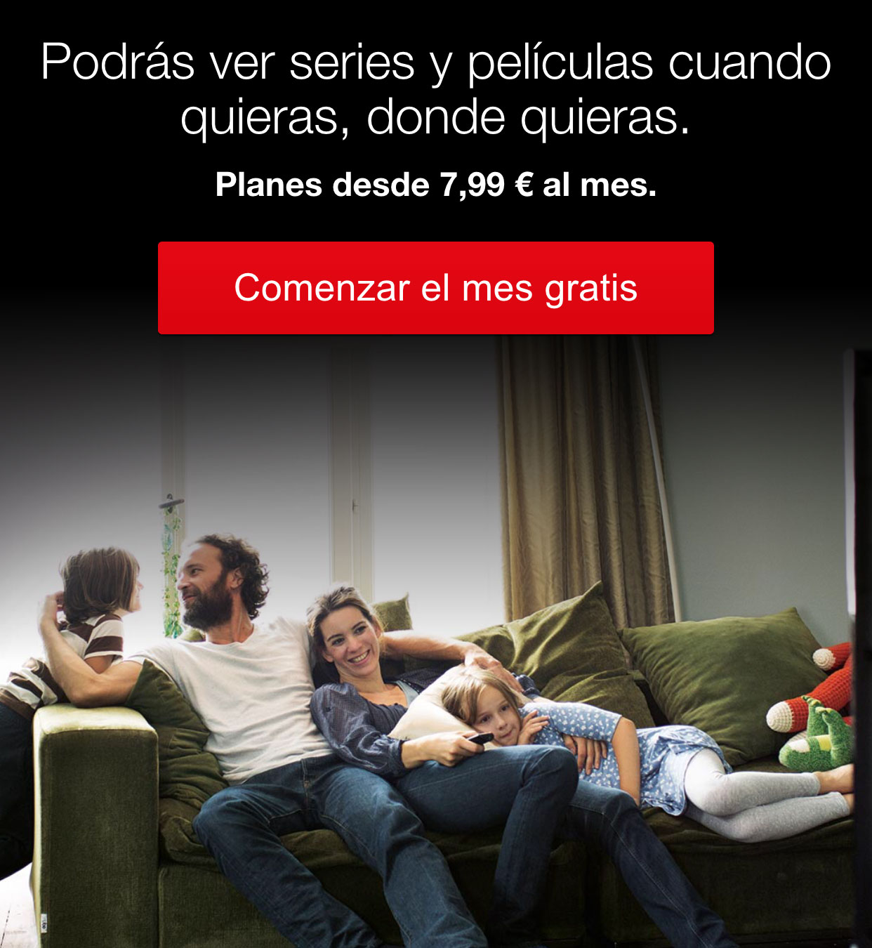 Suscripción a Netflix en España