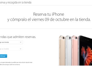 Reserva del iPhone 6S en tienda