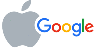 Logo de Apple y Google