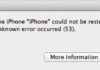 Error 53 por cambiar el botón Home del iPhone 6